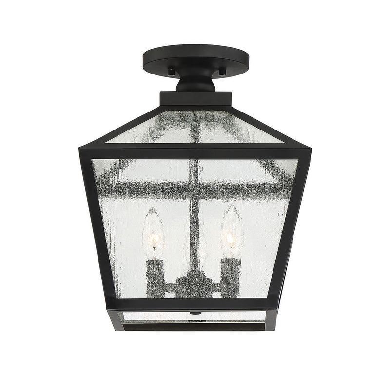 Savoy House 5-105-BK Three Light Flush Mount, Black (6)