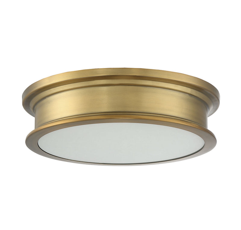 Savoy House 6-133-16-322 Three Light Flush Mount, Warm Brass (2)
