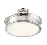 Savoy House 6-134-3-109 Three Light Semi-Flush Mount, Polished Nickel (4)