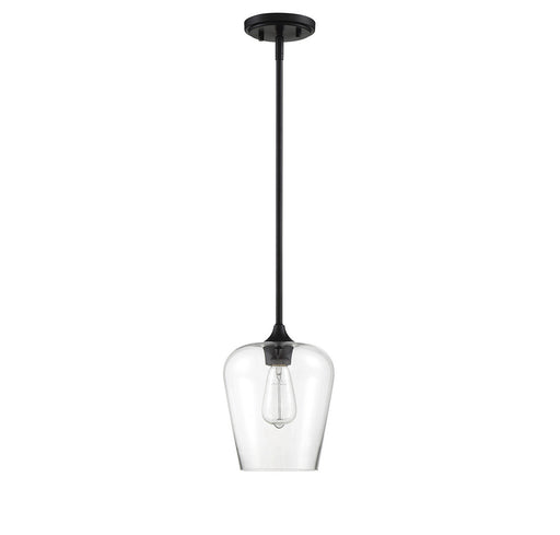 Savoy House 7-4036-1-BK One Light Pendant, Black (2)