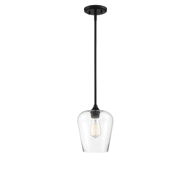 Savoy House 7-4036-1-BK One Light Pendant, Black (3)