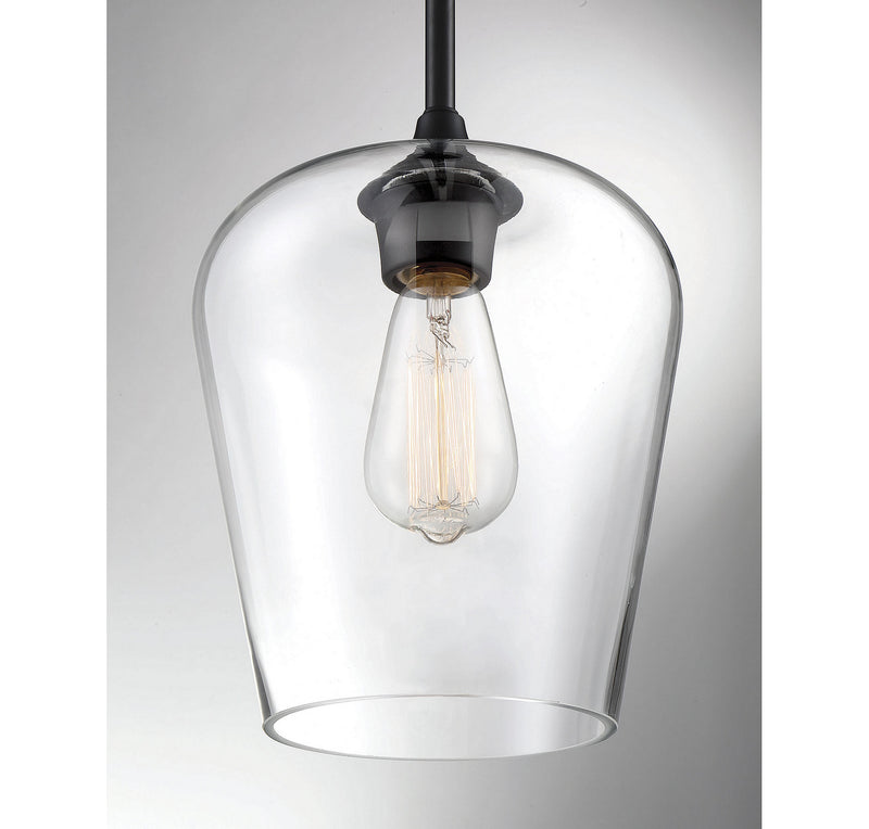 Savoy House 7-4036-1-BK One Light Pendant, Black (6)
