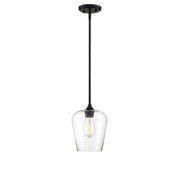 Savoy House 7-4036-1-BK One Light Pendant, Black