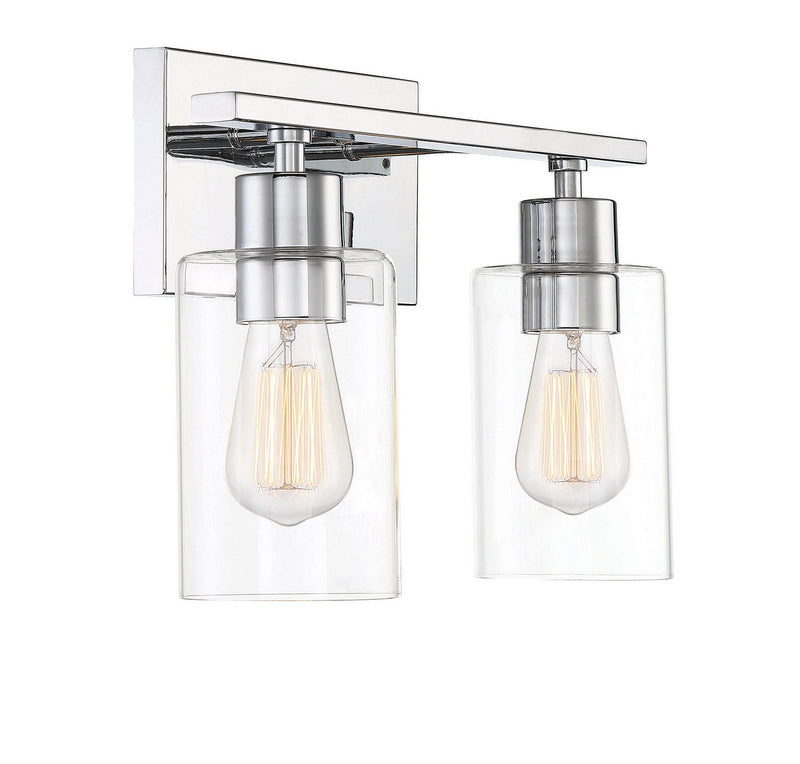 Savoy House 8-2149-2-11 Two Light Bath Bar, Polished Chrome (4)