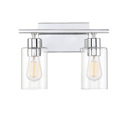 Savoy House 8-2149-2-11 Two Light Bath Bar, Polished Chrome