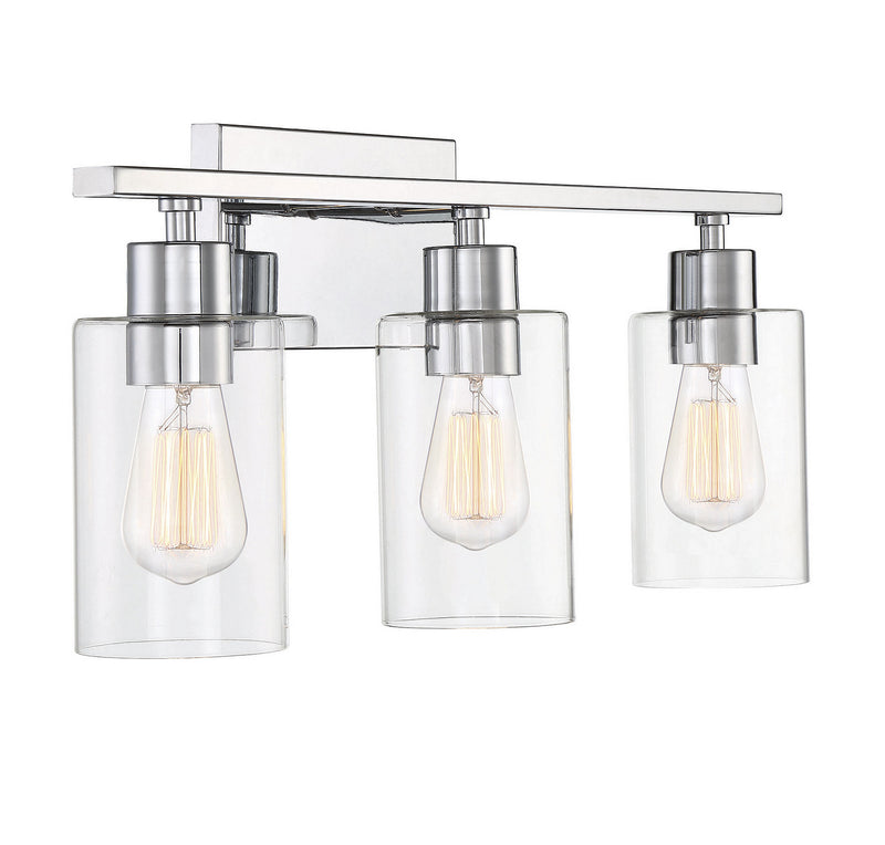 Savoy House 8-2149-3-11 Three Light Bath Bar, Polished Chrome (4)
