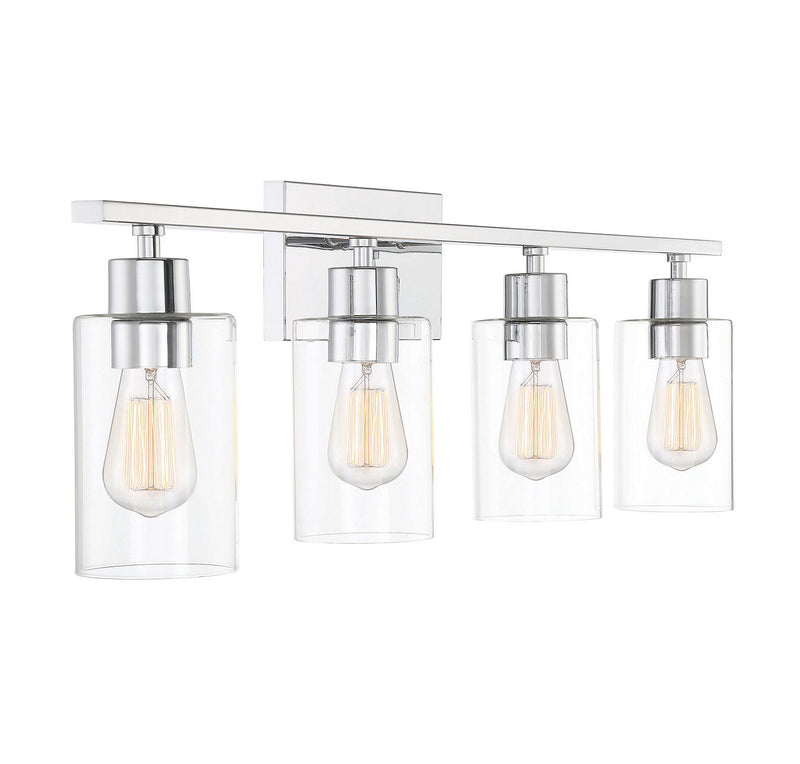 Savoy House 8-2149-4-11 Four Light Bath Bar, Polished Chrome (4)