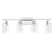 Savoy House 8-2149-4-11 Four Light Bath Bar, Polished Chrome