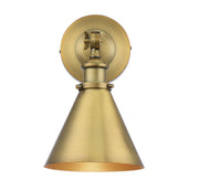 Savoy House 9-0901-1-322 One Light Wall Sconce, Warm Brass (3)