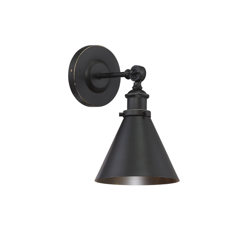 Savoy House 9-0901-1-44 One Light Wall Sconce, Classic Bronze