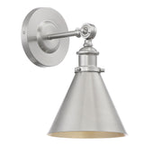 Savoy House 9-0901-1-SN One Light Wall Sconce, Satin Nickel