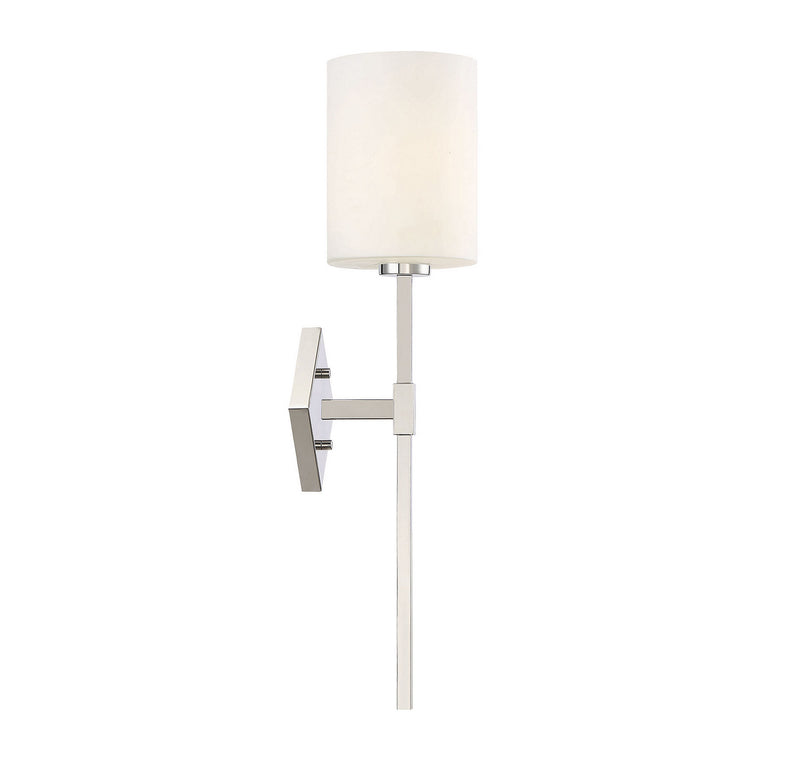Savoy House 9-0902-1-109 One Light Wall Sconce, Polished Nickel (5)