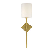 Savoy House 9-0902-1-322 One Light Wall Sconce, Warm Brass (3)