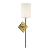 Savoy House 9-0902-1-322 One Light Wall Sconce, Warm Brass (4)