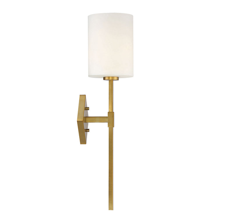 Savoy House 9-0902-1-322 One Light Wall Sconce, Warm Brass (5)