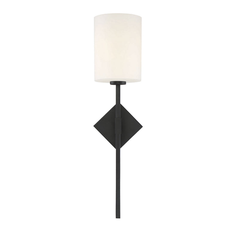 Savoy House 9-0902-1-89 One Light Wall Sconce, Matte Black (3)
