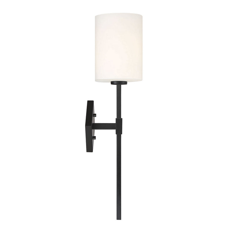 Savoy House 9-0902-1-89 One Light Wall Sconce, Matte Black (5)