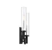 Savoy House 9-2134-2-67 Two Light Wall Sconce, Matte Black w/Polished Chrome (5)
