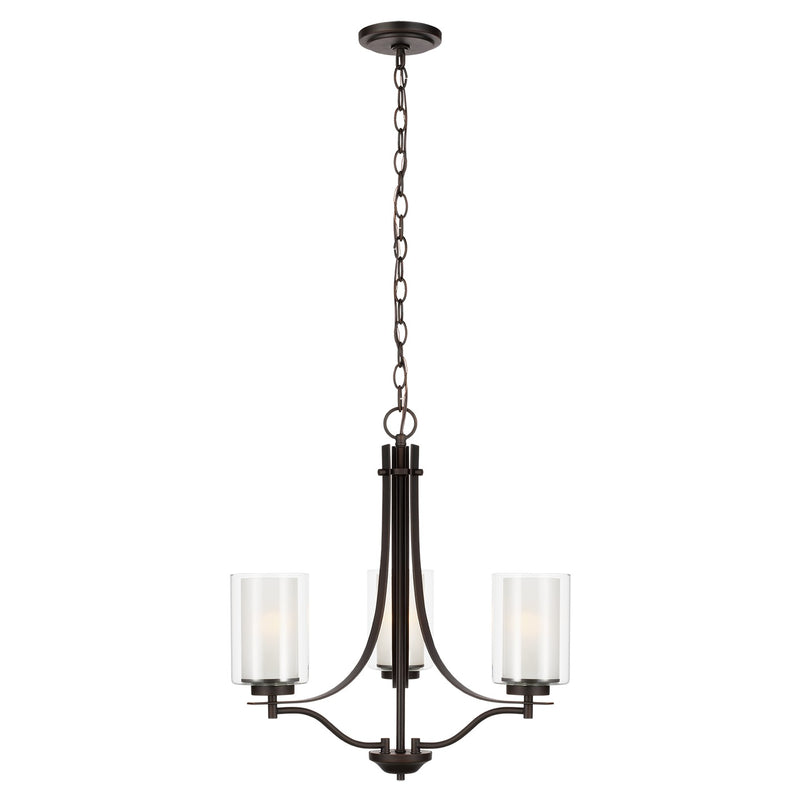 Generation Lighting 3137303-710 Elmwood Park Three Light Chandelier, Bronze Main Image.jpg