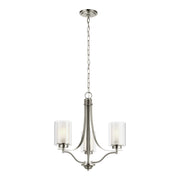 Generation Lighting 3137303-962 Elmwood Park Three Light Chandelier, Brushed Nickel Main Image.jpg