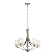 Generation Lighting 3137305EN3-962 Elmwood Park Five Light Chandelier, Brushed Nickel Main Image.jpg