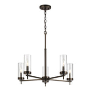 Visual Comfort Studio 3190305-778 Zire Five Light Chandelier, Brushed Oil Rubbed Bronze Main Image.jpg