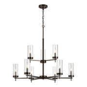 Visual Comfort Studio 3190309EN-778 Zire Nine Light Chandelier, Brushed Oil Rubbed Bronze Main Image.jpg