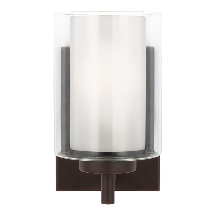 Generation Lighting 4137301-710 Elmwood Park One Light Wall / Bath Sconce, Bronze Main Image.jpg