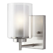 Generation Lighting 4137301-962 Elmwood Park One Light Wall / Bath Sconce, Brushed Nickel Main Image.jpg