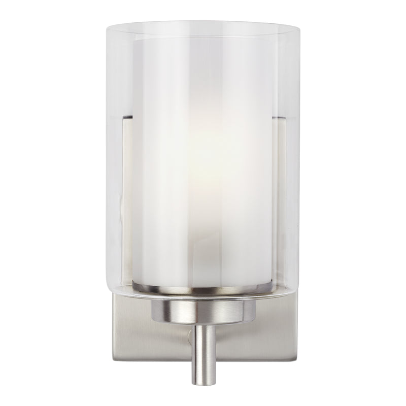 Generation Lighting 4137301EN3-962 Elmwood Park One Light Wall / Bath Sconce, Brushed Nickel Alternate Image.jpg