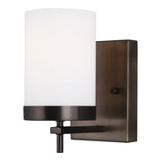 Visual Comfort Studio 4190301EN3-778 Zire One Light Wall / Bath Sconce, Brushed Oil Rubbed Bronze Main Image.jpg