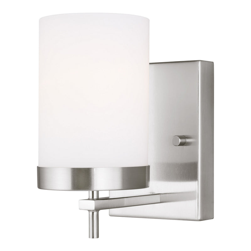 Visual Comfort Studio 4190301EN3-962 Zire One Light Wall / Bath Sconce, Brushed Nickel Main Image.jpg