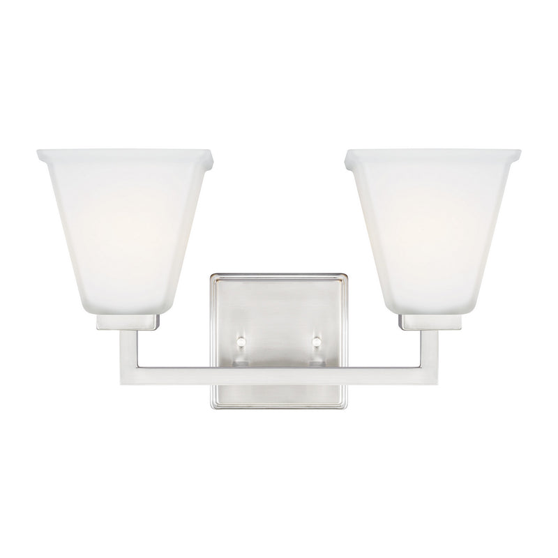 Generation Lighting 4413702-962 Ellis Harper Two Light Wall / Bath, Brushed Nickel Main Image.jpg