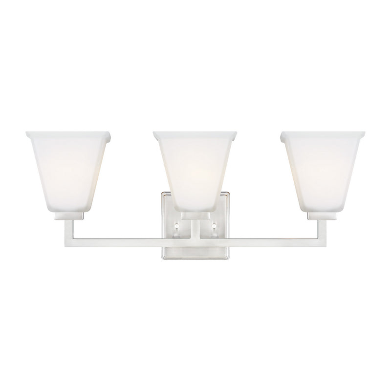 Generation Lighting 4413703EN3-962 Ellis Harper Three Light Wall / Bath, Brushed Nickel Main Image.jpg