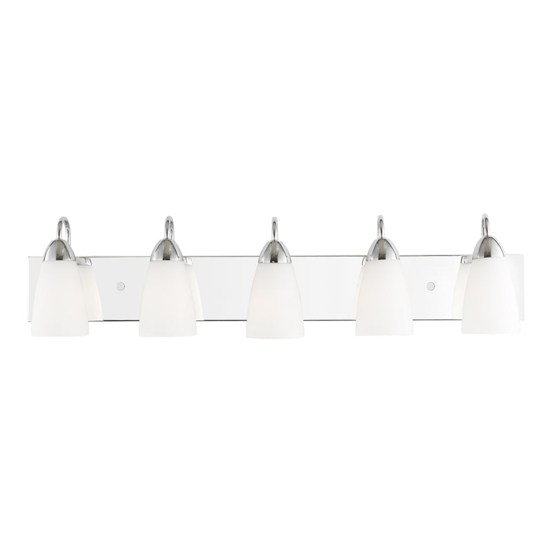 Generation Lighting 4420205-05 Seville Five Light Wall / Bath, Chrome Alternate Image.jpg