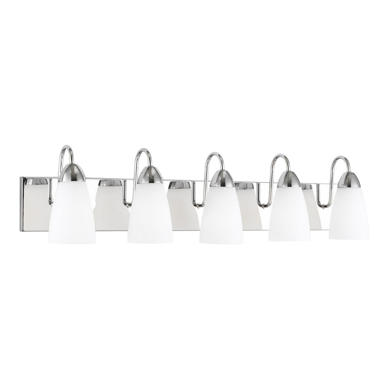 Generation Lighting 4420205-05 Seville Five Light Wall / Bath, Chrome Main Image.jpg