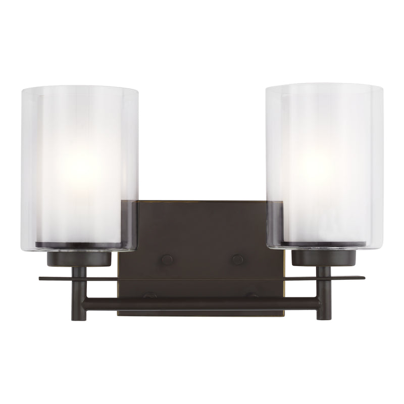 Generation Lighting 4437302-710 Elmwood Park Two Light Wall / Bath, Bronze Alternate Image.jpg