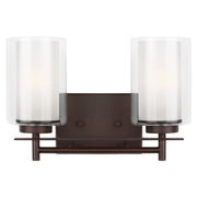 Generation Lighting 4437302-710 Elmwood Park Two Light Wall / Bath, Bronze Main Image.jpg