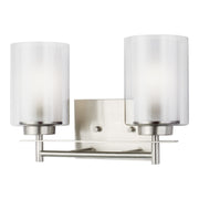 Generation Lighting 4437302-962 Elmwood Park Two Light Wall / Bath, Brushed Nickel Main Image.jpg