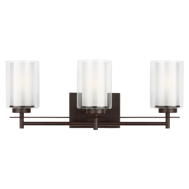 Generation Lighting 4437303EN3-710 Elmwood Park Three Light Wall / Bath, Bronze Main Image.jpg