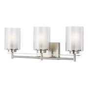 Generation Lighting 4437303EN3-962 Elmwood Park Three Light Wall / Bath, Brushed Nickel Main Image.jpg