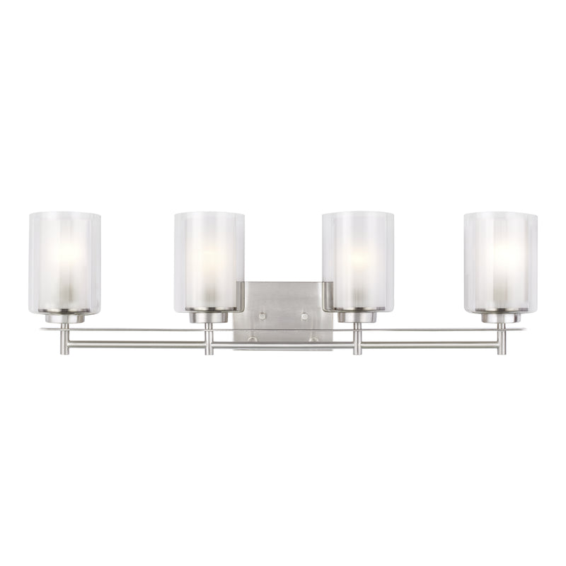 Generation Lighting 4437304EN3-962 Elmwood Park Four Light Wall / Bath, Brushed Nickel Alternate Image.jpg