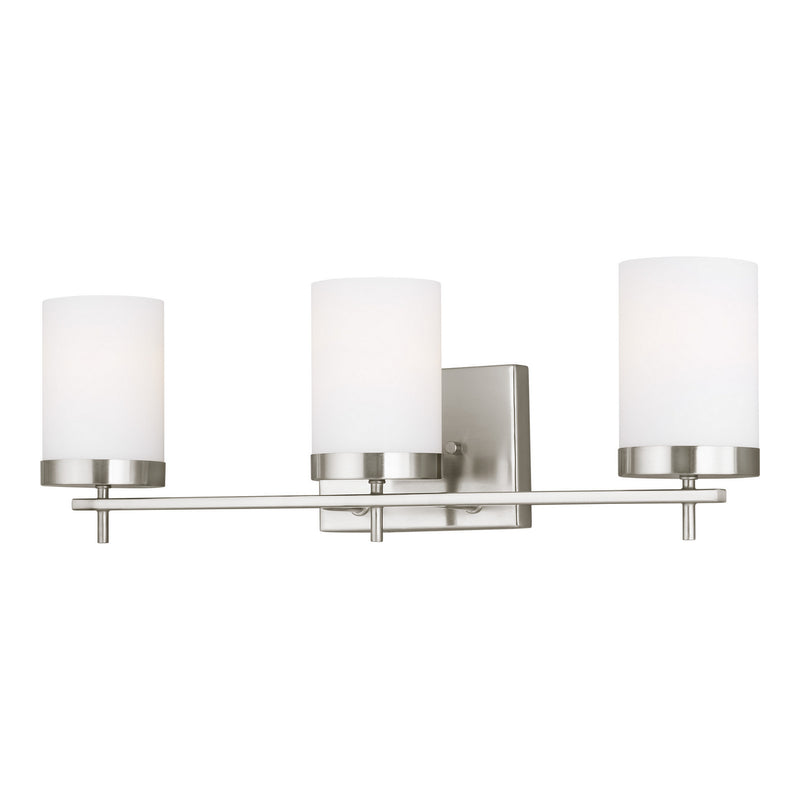 Visual Comfort Studio 4490303EN3-962 Zire Three Light Wall / Bath, Brushed Nickel Main Image.jpg