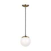 Visual Comfort Studio 6018-848 Leo - Hanging Globe One Light Pendant, Satin Brass Main Image.jpg