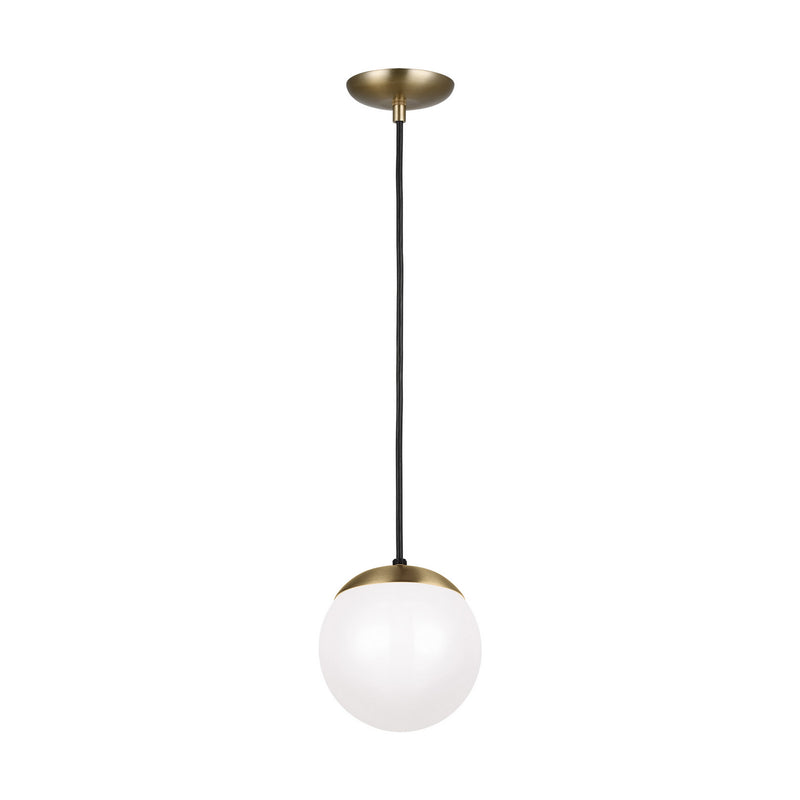 Visual Comfort Studio 6018-848 Leo - Hanging Globe One Light Pendant, Satin Brass Main Image.jpg