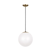 Visual Comfort Studio 6024EN3-848 Leo - Hanging Globe One Light Pendant, Satin Brass Main Image.jpg