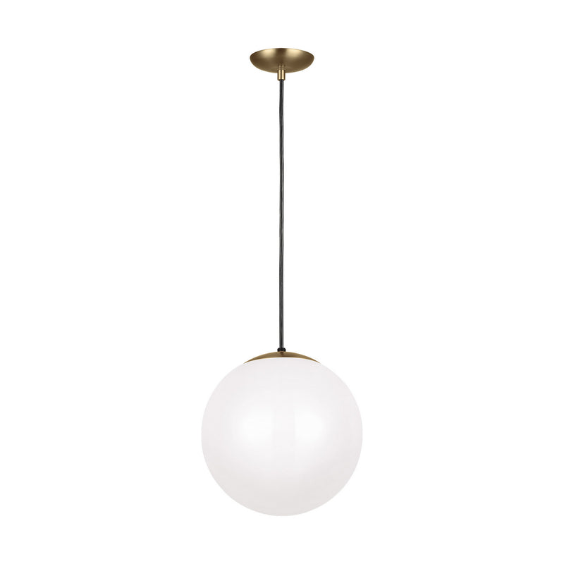 Visual Comfort Studio 6024EN3-848 Leo - Hanging Globe One Light Pendant, Satin Brass Main Image.jpg