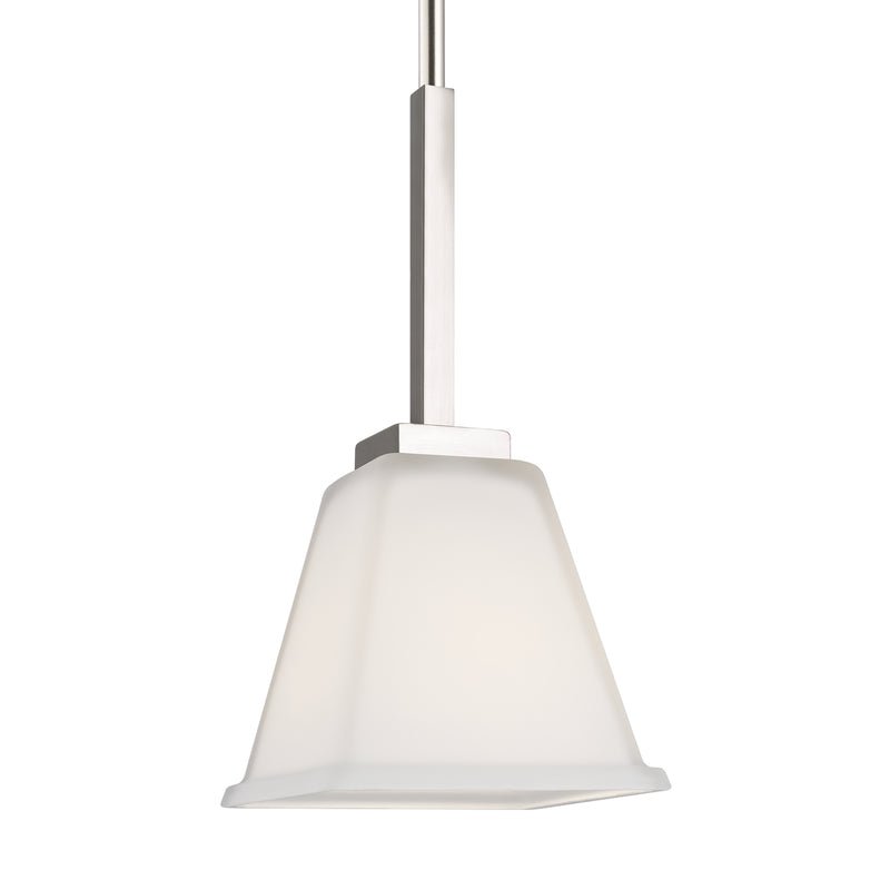 Generation Lighting 6113701-962 Ellis Harper One Light Mini-Pendant, Brushed Nickel Alternate Image.jpg