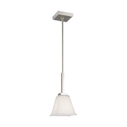Generation Lighting 6113701-962 Ellis Harper One Light Mini-Pendant, Brushed Nickel Main Image.jpg