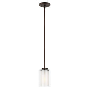 Generation Lighting 6137301-710 Elmwood Park One Light Mini-Pendant, Bronze Main Image.jpg